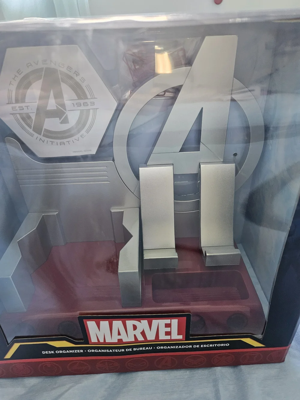 Marvel Avengers desk organizer set, officially branded by Disney Store